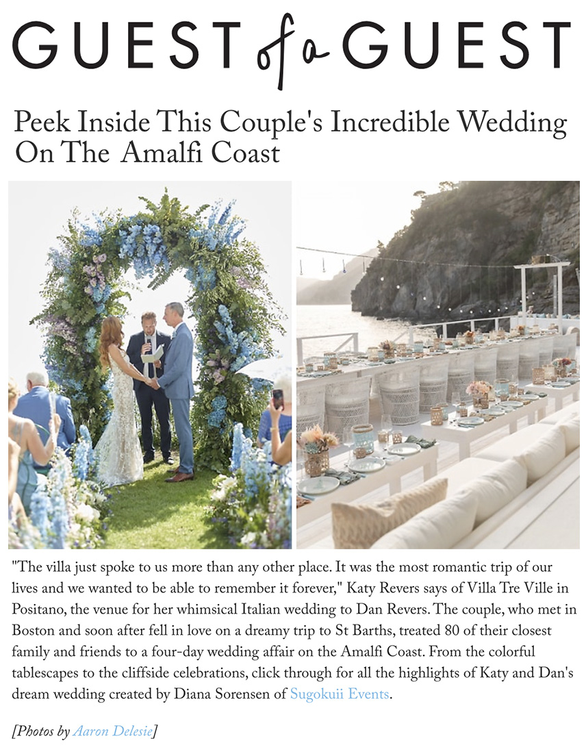 Peek Inside This Couple's Incredible Wedding — Guest of a Guest, Sugokuii Events